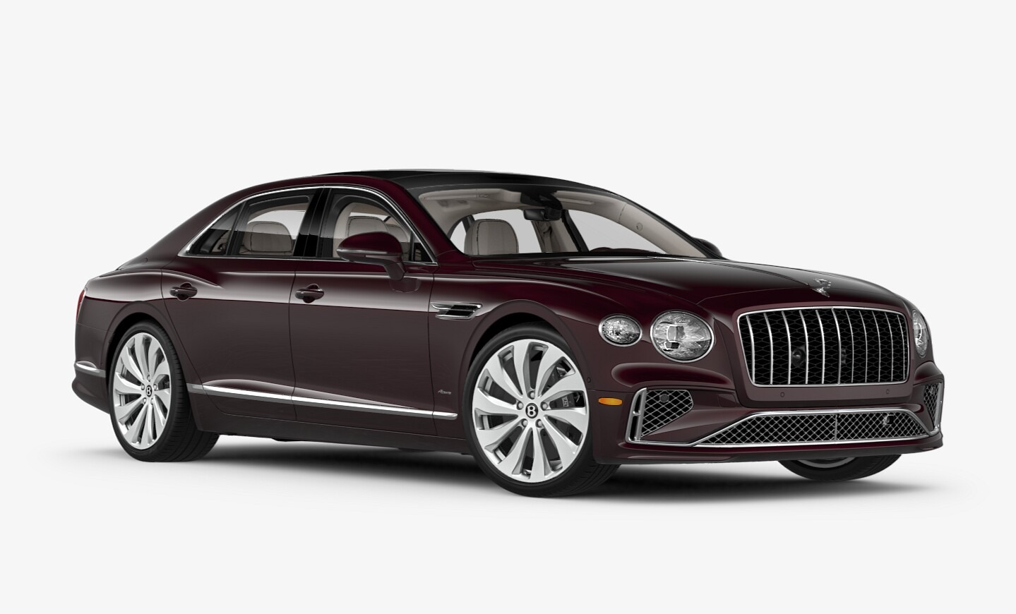 Red (Burgundy) 2026 Bentley Flying Spur Sedan All-Wheel Drive Automatic