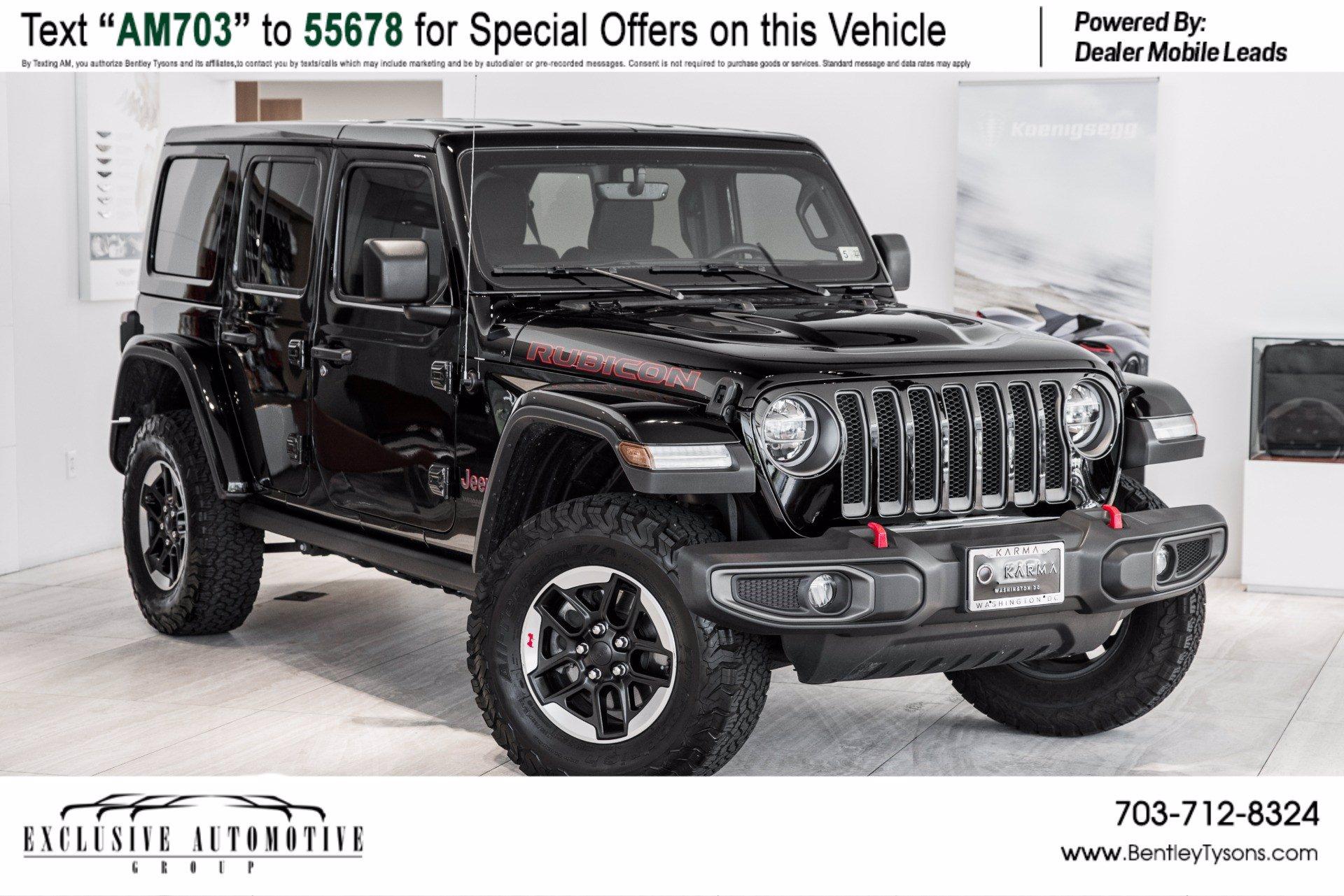 Used 2020 Jeep Wrangler Unlimited Rubicon For Sale (Sold) | Exclusive  Automotive Group Stock #P141449