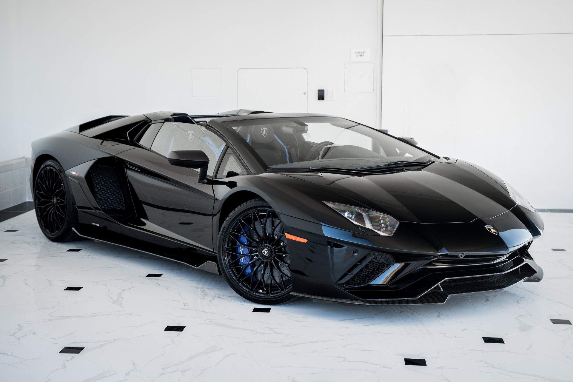 Lamborghini Aventador Matte Black Red Tron Infoupdate