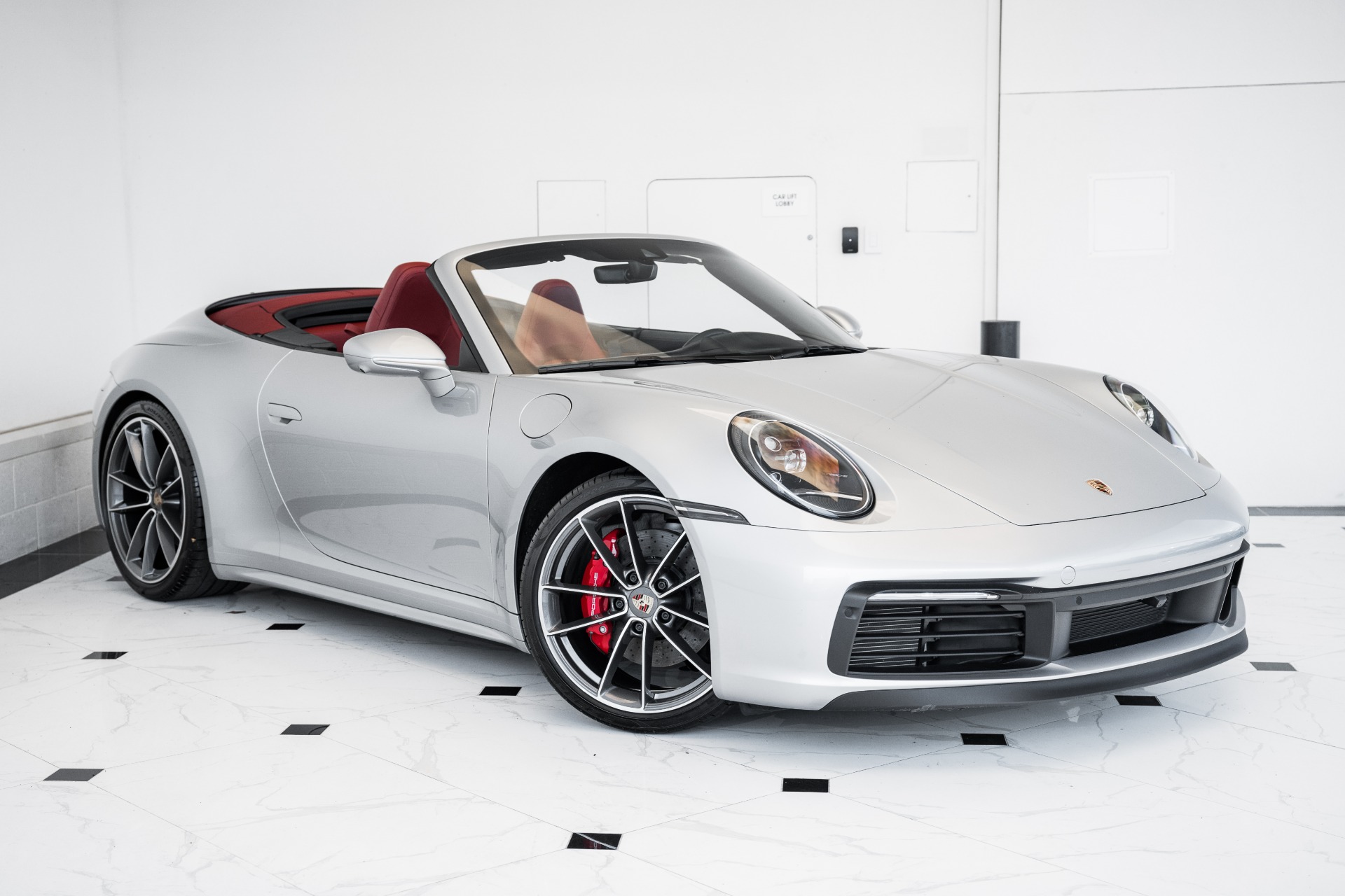 Porsche 911 Turbo S Convertible White